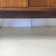 Bibliothèque vintage pieds compas années 60