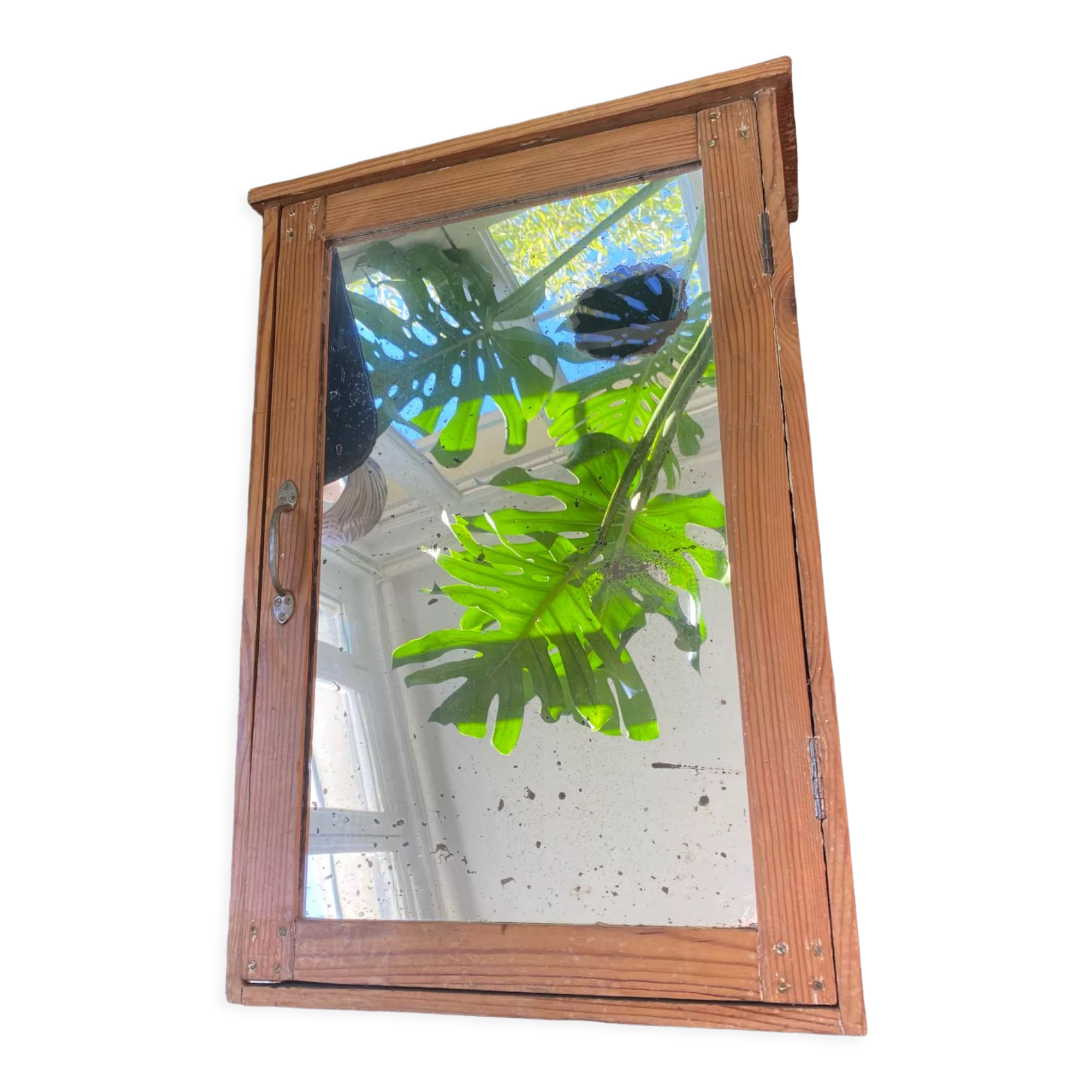 Armoire à pharmacie vintage en bois