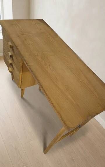 Bureau vintage des années 50 pour femmes par Hikor, Tchécoslovaquie, années 1980, 110 × 45 × 75 cm