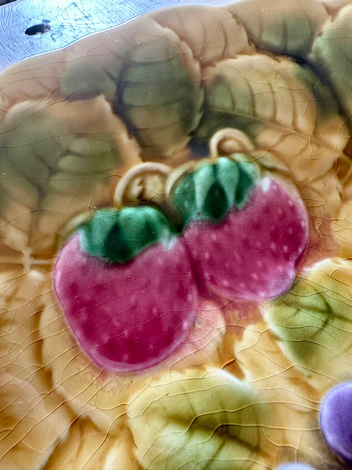 Sarreguemines slip dish