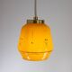 Petite lampe à suspension EVA * Art déco * Lampe suspendue MCM * Plafonnier vintage recâblé * Yougoslavie