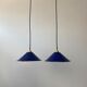 Lot 2 conical enamelled suspensions