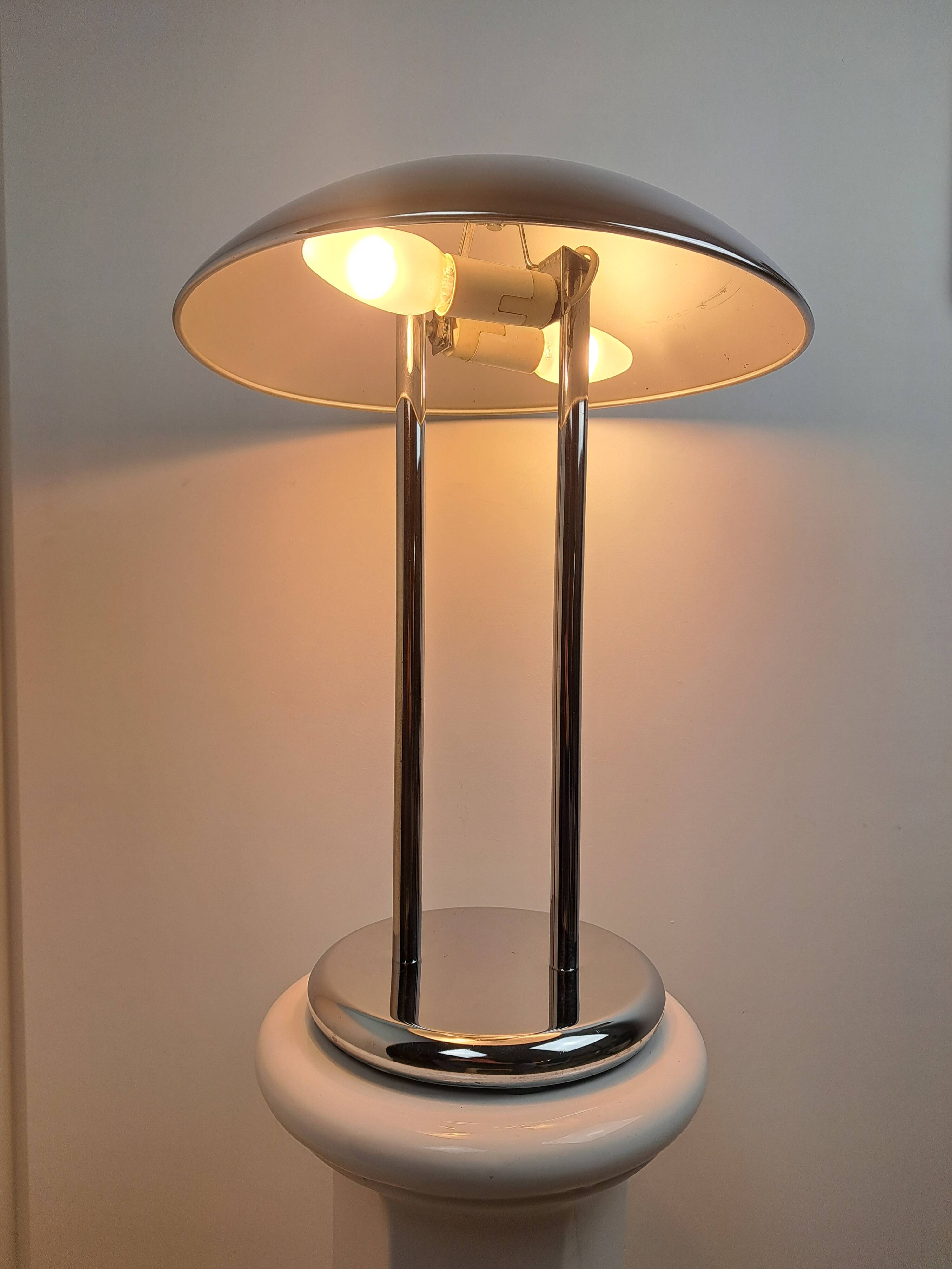 Vintage chrome lamp Robert Sonneman for Ikea 80s