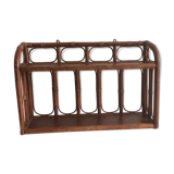 Rattan wall shelf