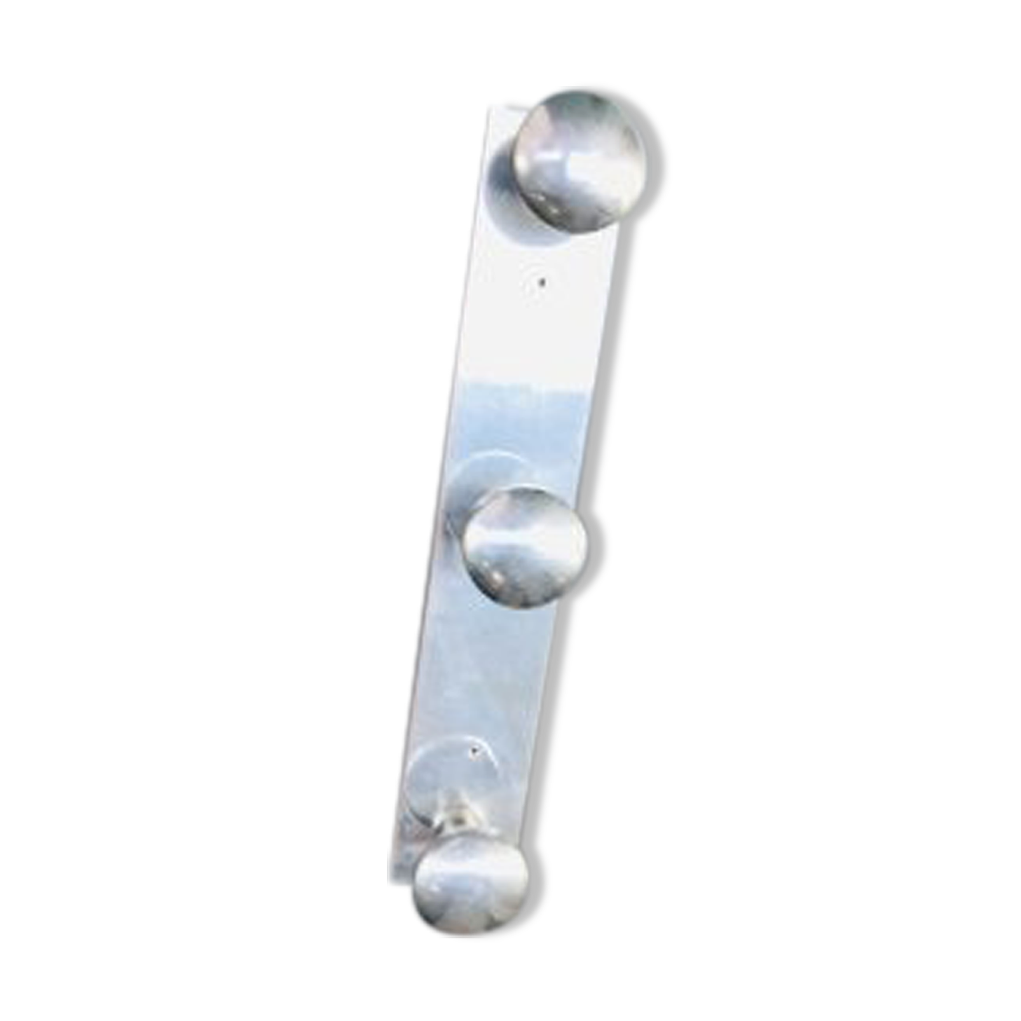 Vintage chrome metal wall hook