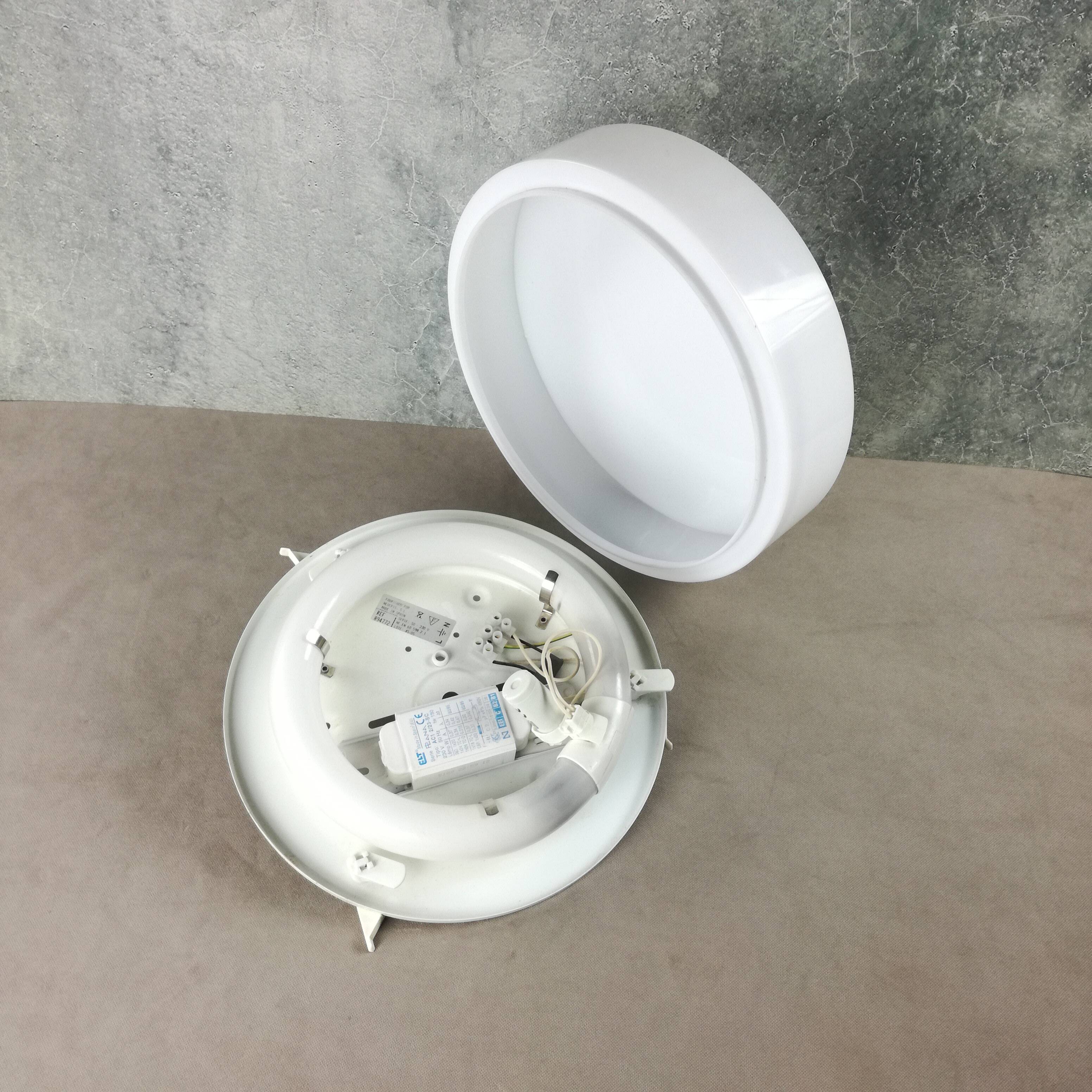 Metal and plastic ceiling light, Spain 1980