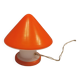 Lampes de table suédoise en forme de champignon en verre rouge et blanc, années 1970