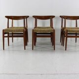 Superb Danish design dining chairs by Hans Wegner