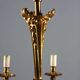 Antique gilded bronze chandelier with 10 lights, Italy, early 20th century.