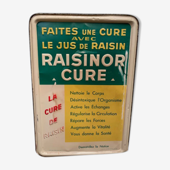 Advertising plate Raisinor