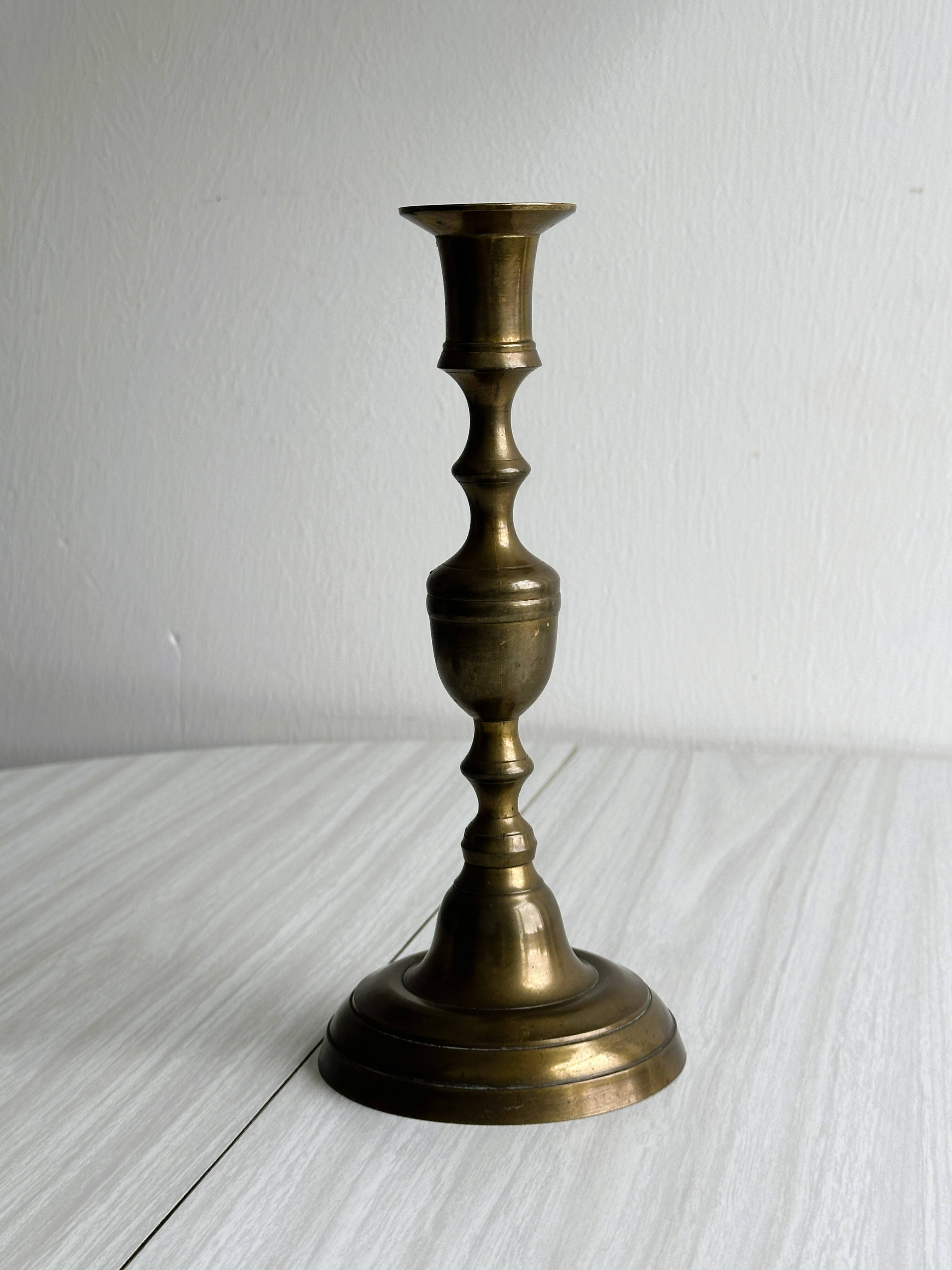 2 candlesticks, brass candlesticks, candle holders.
