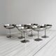 6 stainless steel footed bowls, Letang Remy style