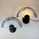 Pair of Post-Modern Murano Wall Sconces By Zonca, 1980s