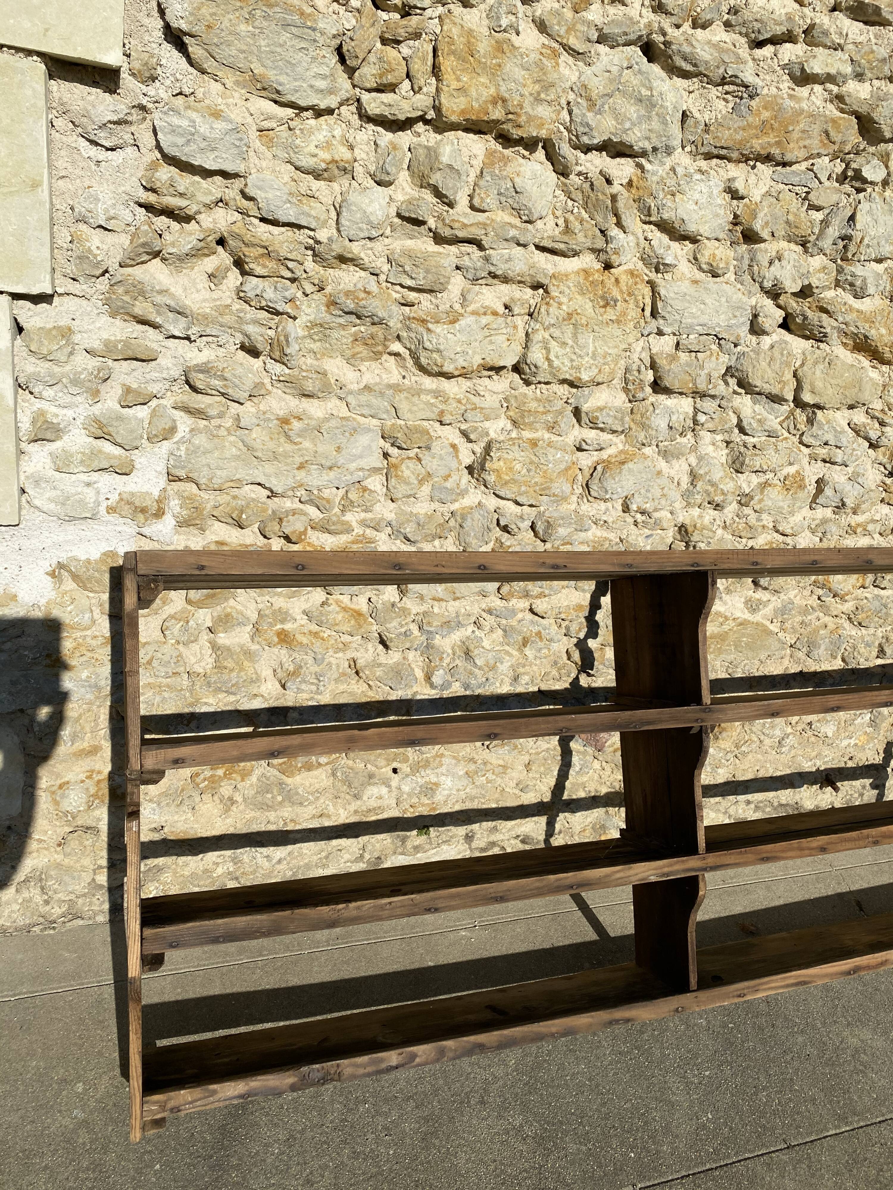 Old kitchen wood shelf tgm