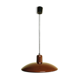 UFO chocolate lacquered metal hanging