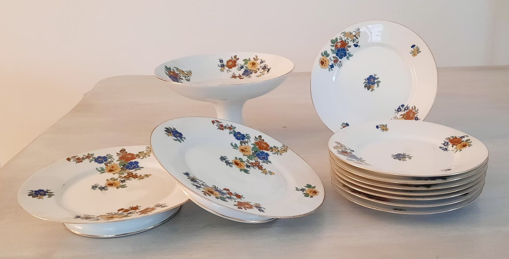 Plates dessert - porcelain - limoges