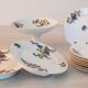 Plates dessert - porcelain - limoges