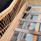 Baby rattan bed