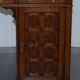 Restored Gothic desk with side bookshelves, drawer, and sloping top by Pugin Gillows.