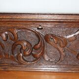 Old carved wooden box