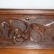 Coffret en bois sculpté ancien