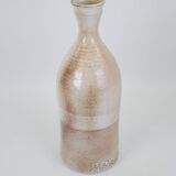 Large ceramic bottle signed Jeannette
