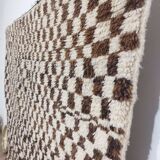 Handmade wool Berber rug 300X195 cm