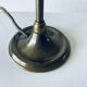 Pair of brass lamps