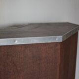 Vintage wooden bar counter