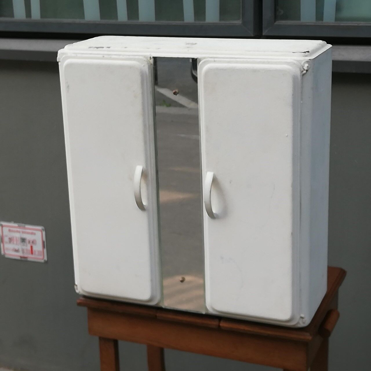 Vintage bathroom wardrobe