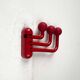 Postmodern Italian folding coat rack by Patrizia Angeloni for Confalonieri, 1980s.