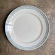 Round flat dish St Amand in blue ironstone
