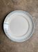 Round flat dish St Amand in blue ironstone