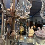 Bronze-colored wall light with 12 lights