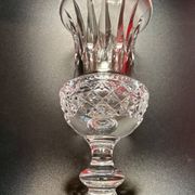 Sèvres crystal vase - signed on the base - 25.5 cm