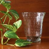 1930s Daum vase in bubbled glass