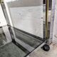 Vintage coffee table on wheels