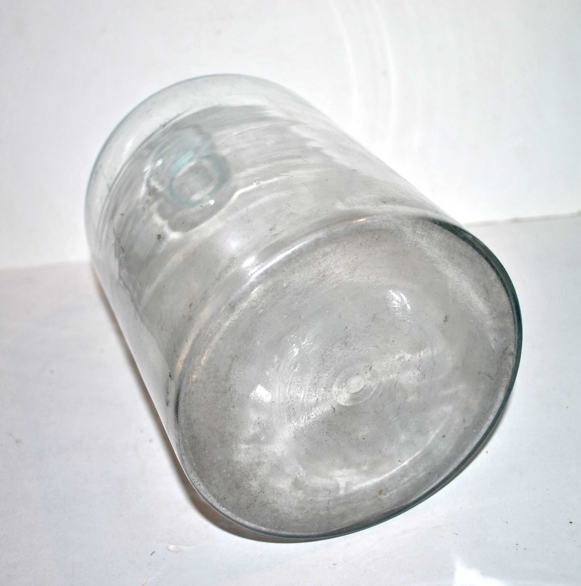 Apothecary bottle - old blue-blown glass bottle Pharmacy