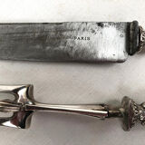 Leg service cutlery, silver punch Minerva