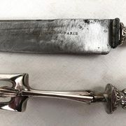 Leg service cutlery, silver punch Minerva