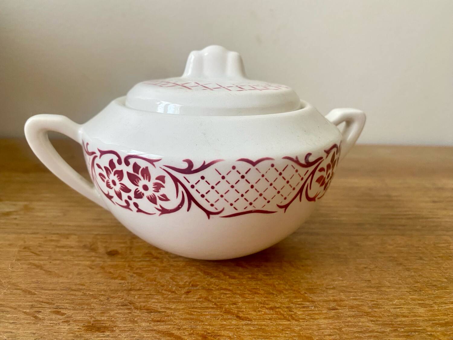 Pot à lait et sucrier Digoin Versailles