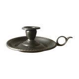 Tin hand candle holder
