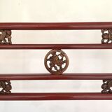 Chinese lacquered clothing holder