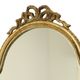 Deknudt Mirror with Bow Gold Leaf Gilded Wood Classic 69cm