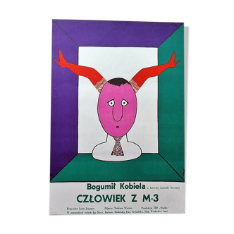 Affiche polonaise originale Czlowiek