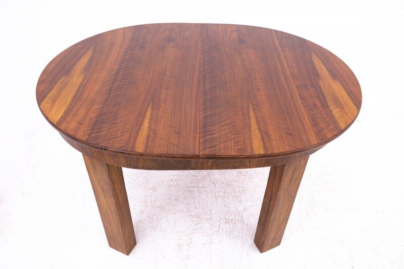Art Deco table from the 1940s, Poland. After renovation.