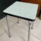 Green formica stool
