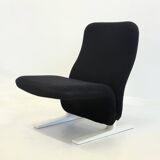 Artifort Concorde F780 armchair black by Pierre Paulin