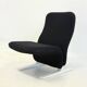 Artifort Concorde F780 armchair black by Pierre Paulin