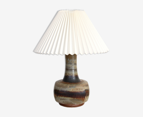 Lampe de table en céramique de Jette Hellerøe pour Stentøj, Danemark 1960